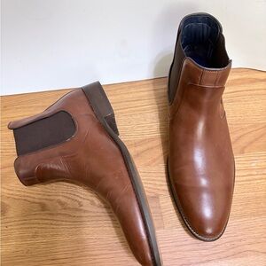 Johnston & Murphy Chestnut Leather chelsea Boots or ankle boots